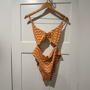 Out From Under Cutout High Cut Cheeky One Piece Swimsuit